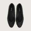 Black Glitter Ballet Flats. - Image 5