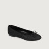 Black Glitter Ballet Flats. - Image 3